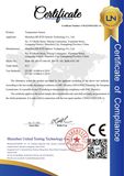 UNIA23101312EC-11 铂电科技 螺纹式温度传感器 CE-EMC Test Certif